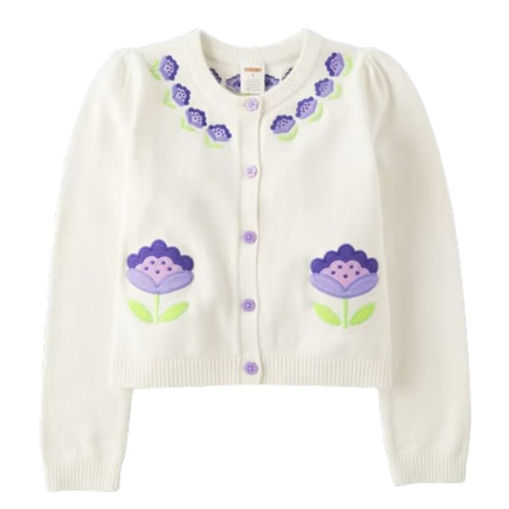 Gymboree Girls LOVELY LAVENDAR Sweater Size 5T NEW
